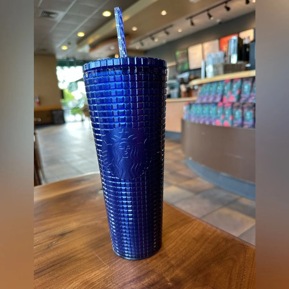 Starbucks Purple Glitter‎ Square Cold Cup